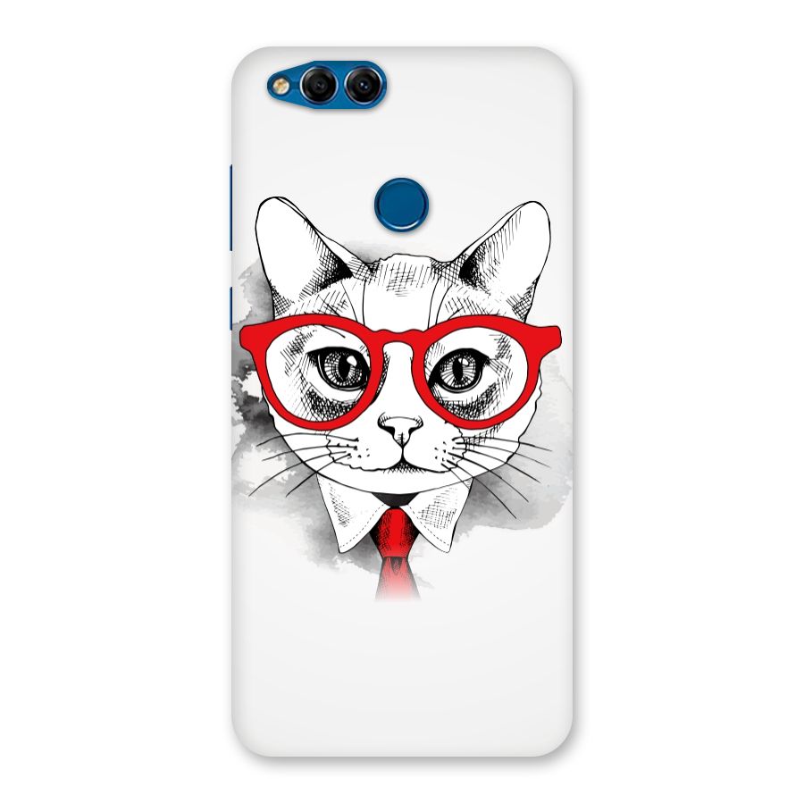 Business Cat Back Case for Honor 7X