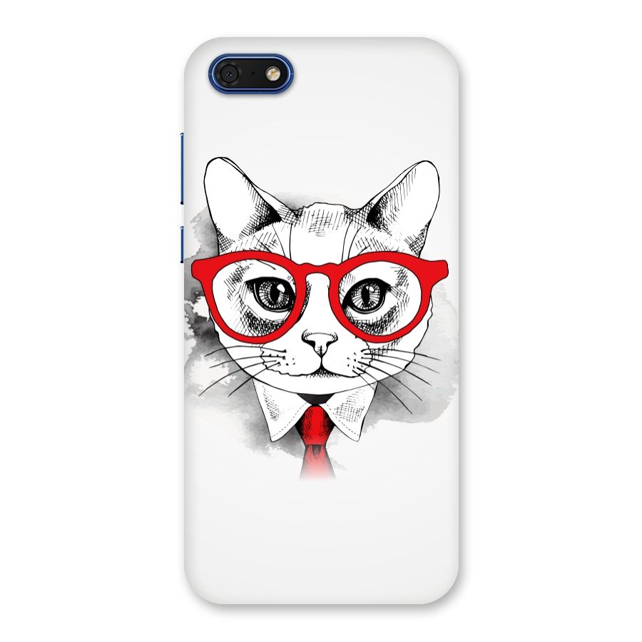 Business Cat Back Case for Honor 7s