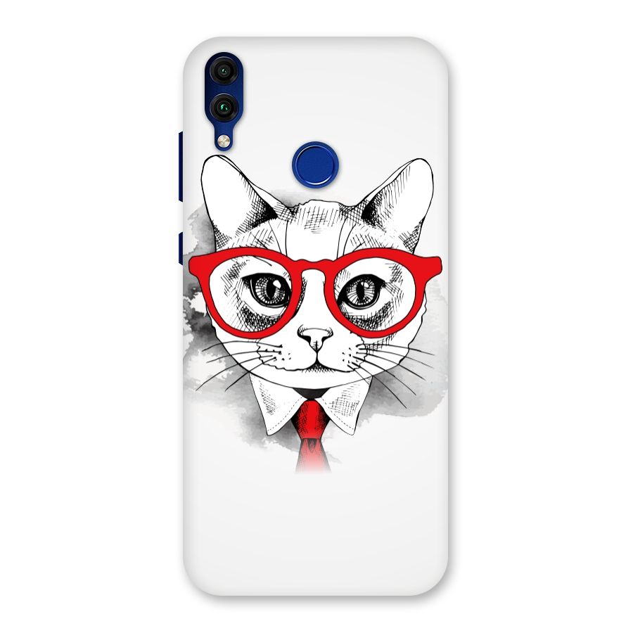 Business Cat Back Case for Honor 8C