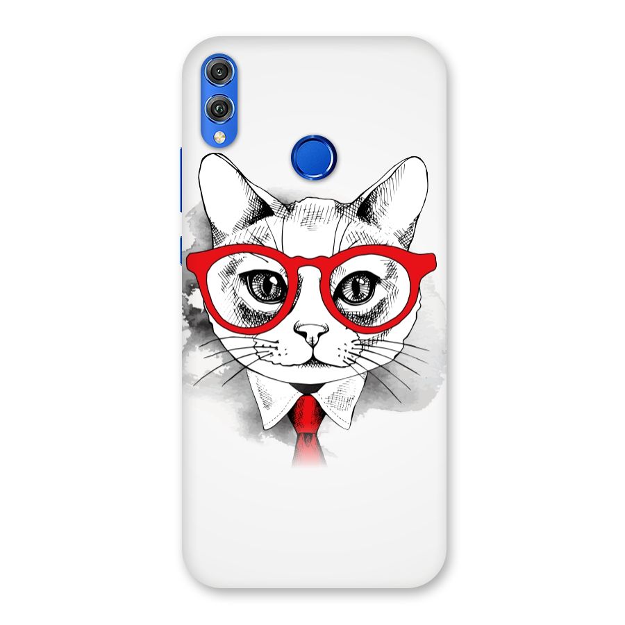 Business Cat Back Case for Honor 8X