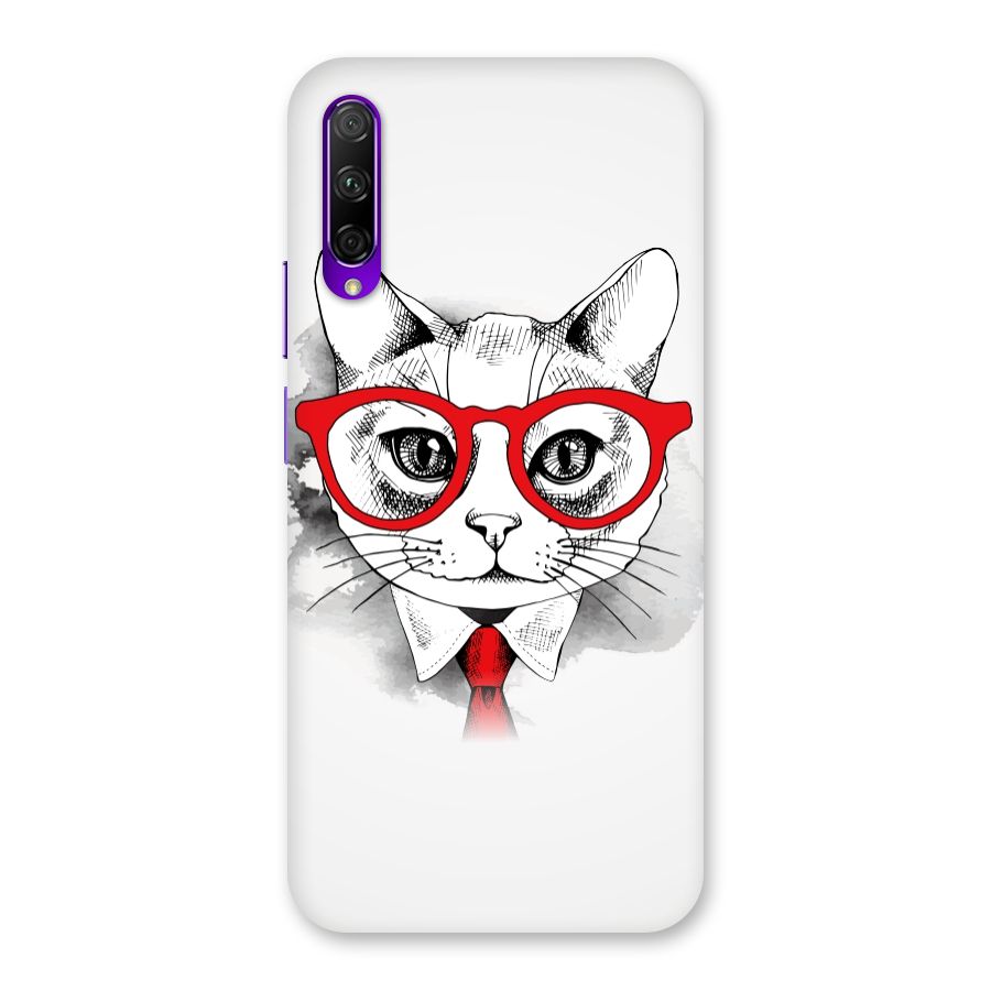 Business Cat Back Case for Honor 9X Pro