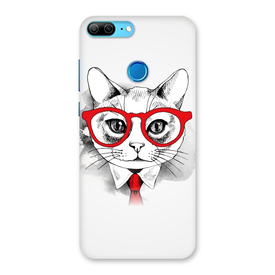 Business Cat Back Case for Honor 9 Lite