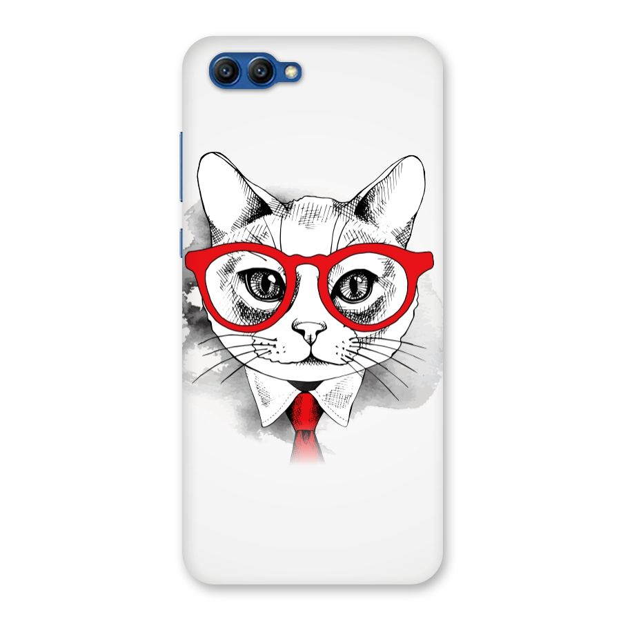 Business Cat Back Case for Honor View 10