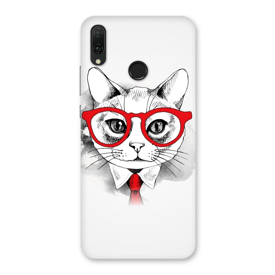 Business Cat Back Case for Huawei Y9 (2019)
