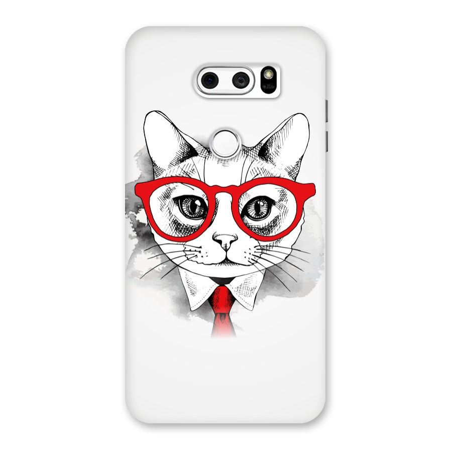 Business Cat Back Case for LG V30