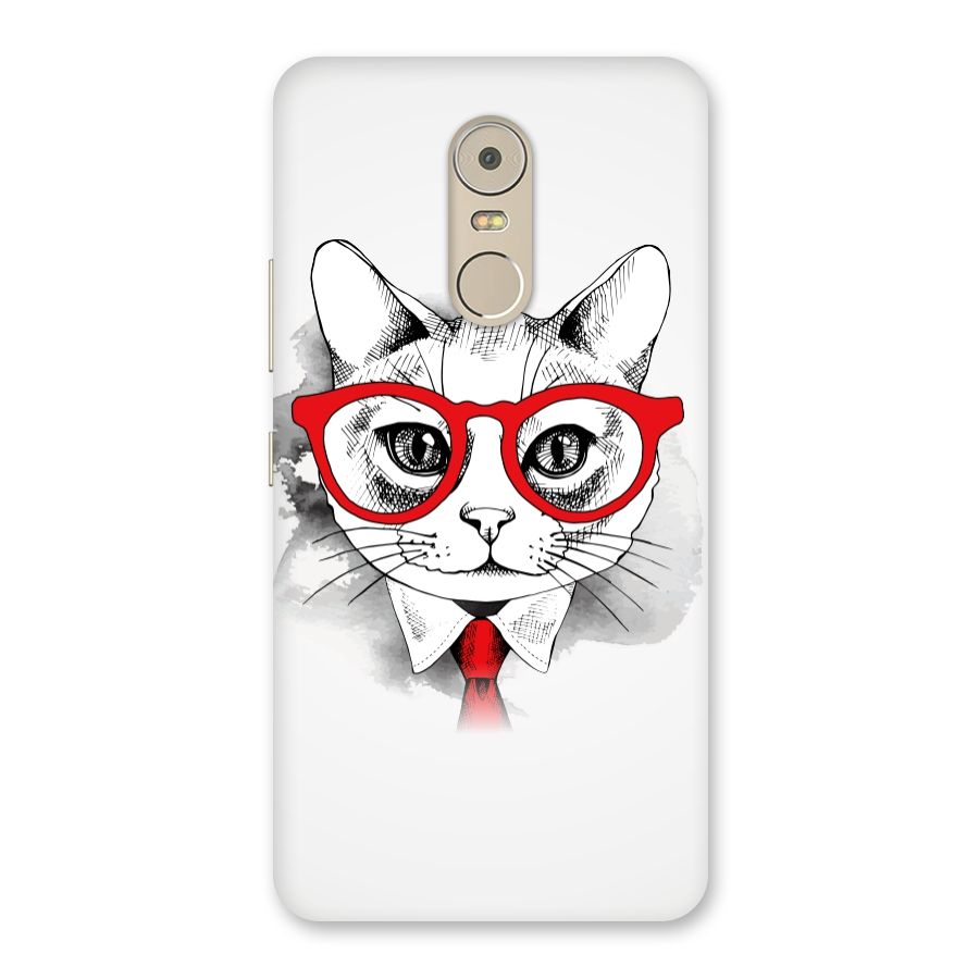 Business Cat Back Case for Lenovo K6 Note