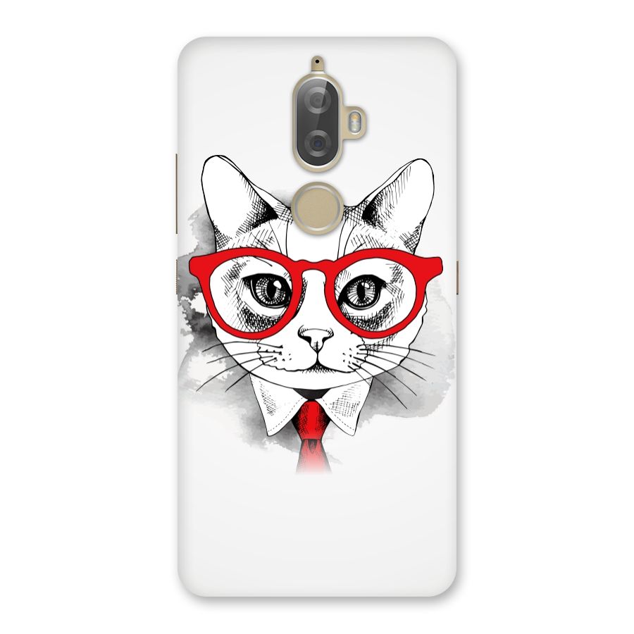 Business Cat Back Case for Lenovo K8 Plus