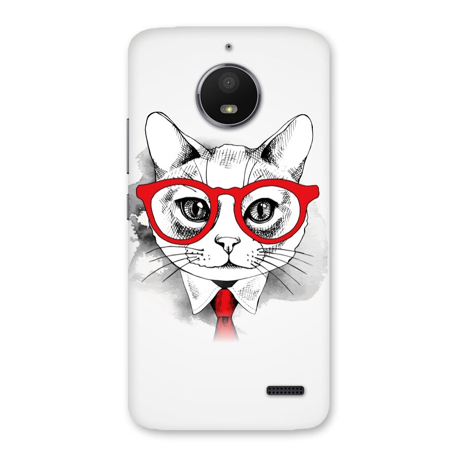 Business Cat Back Case for Moto E4
