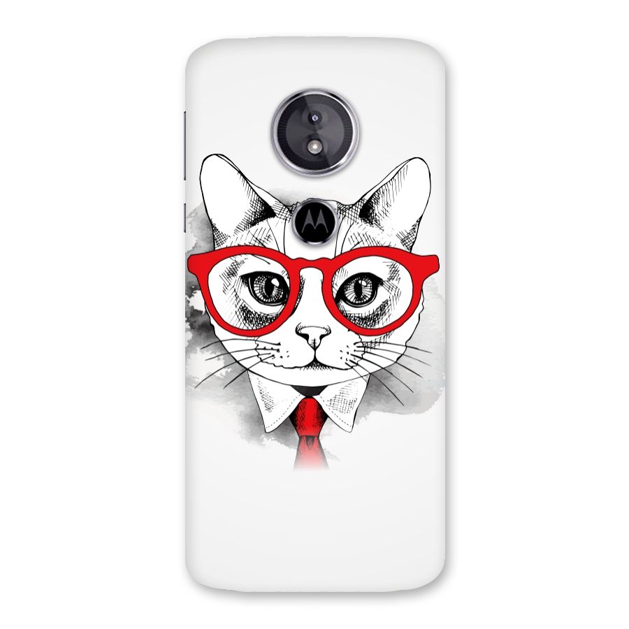 Business Cat Back Case for Moto E5