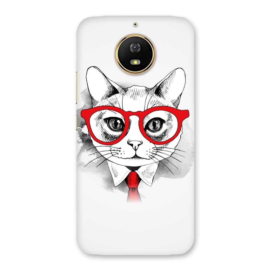 Business Cat Back Case for Moto G5s