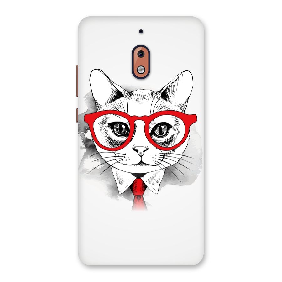 Business Cat Back Case for Nokia 2.1