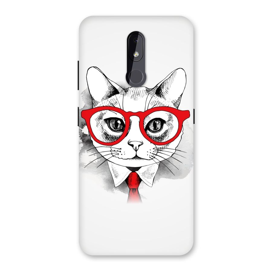 Business Cat Back Case for Nokia 3.2