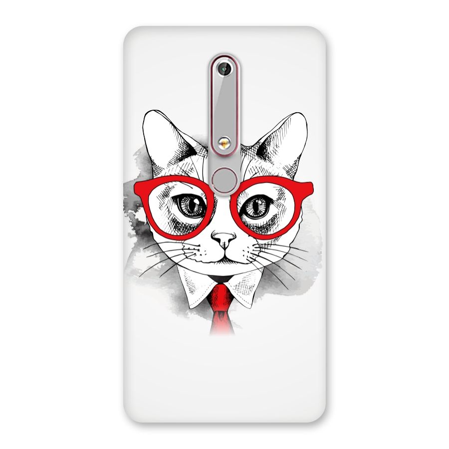 Business Cat Back Case for Nokia 6.1