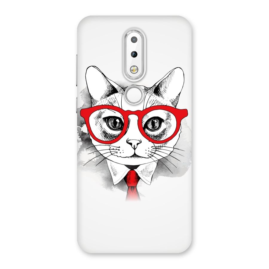 Business Cat Back Case for Nokia 6.1 Plus