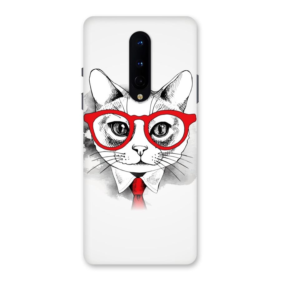 Business Cat Back Case for OnePlus 8