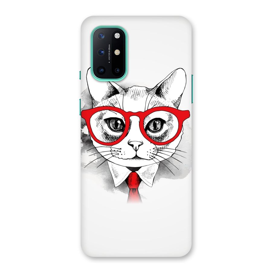 Business Cat Back Case for OnePlus 8T
