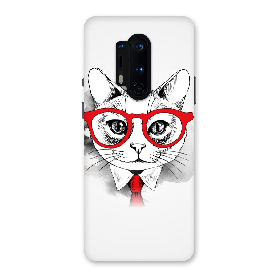 Business Cat Back Case for OnePlus 8 Pro