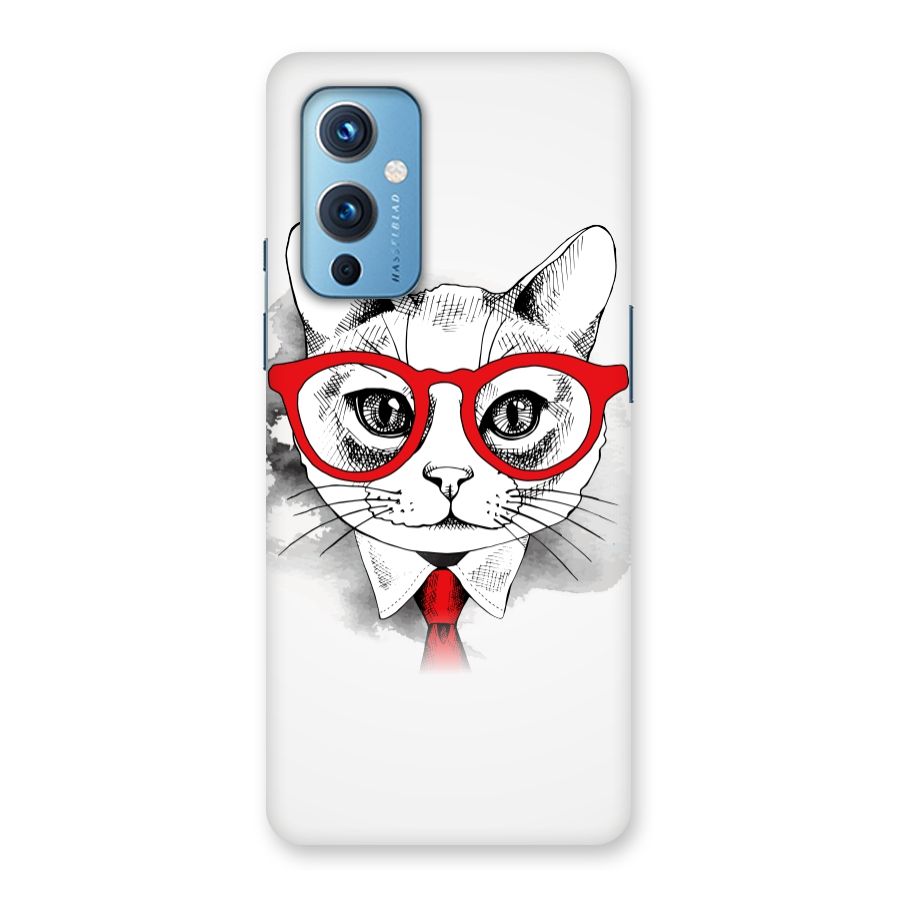 Business Cat Back Case for OnePlus 9