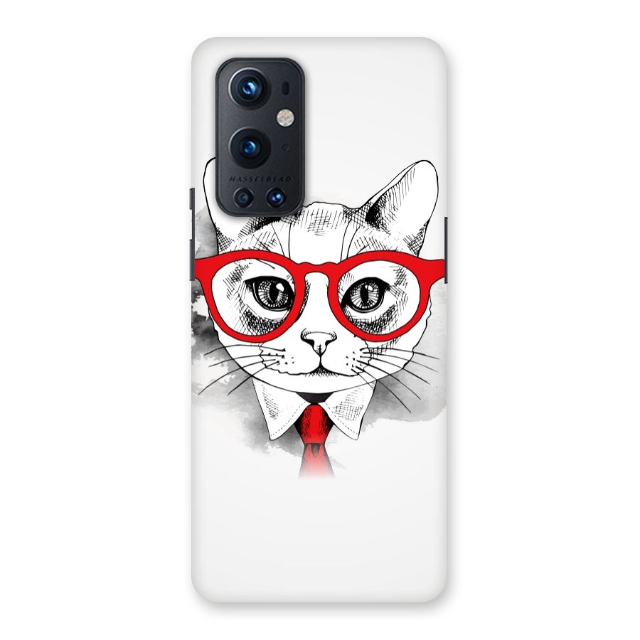 Business Cat Back Case for OnePlus 9 Pro