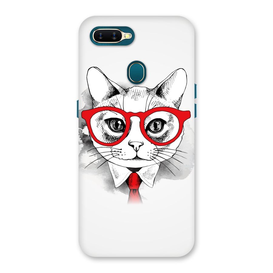 Business Cat Back Case for Oppo A11k