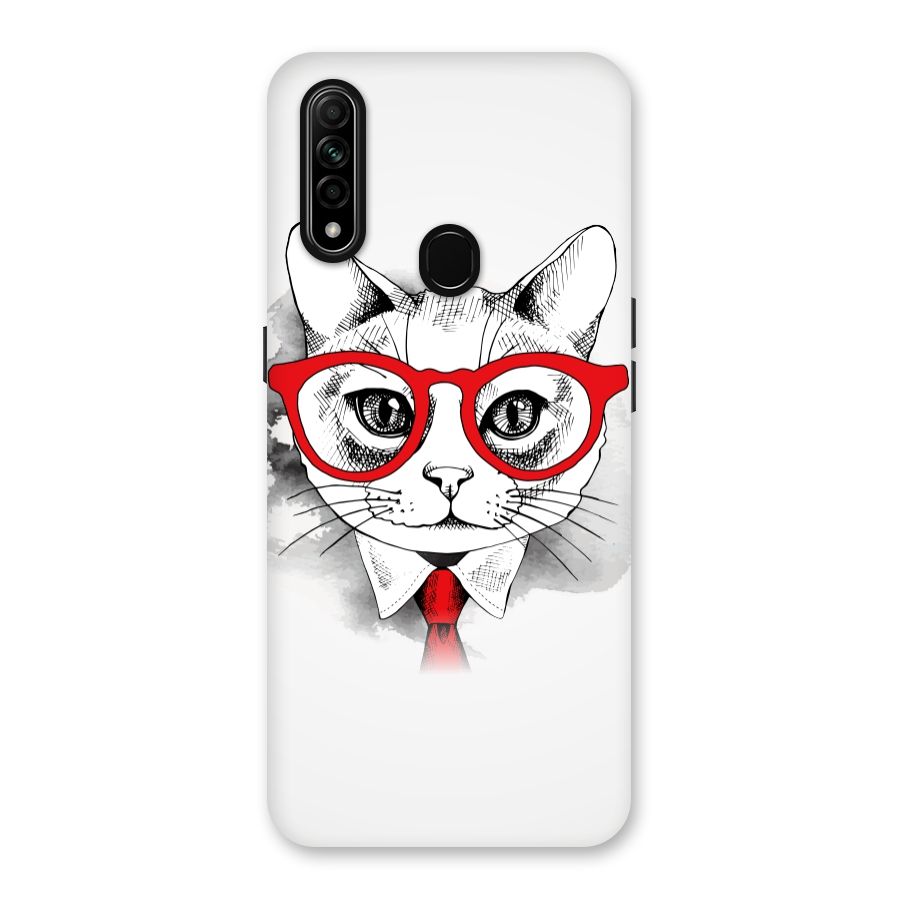 Business Cat Back Case for Oppo A31