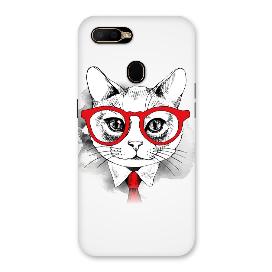Business Cat Back Case for Oppo A5s