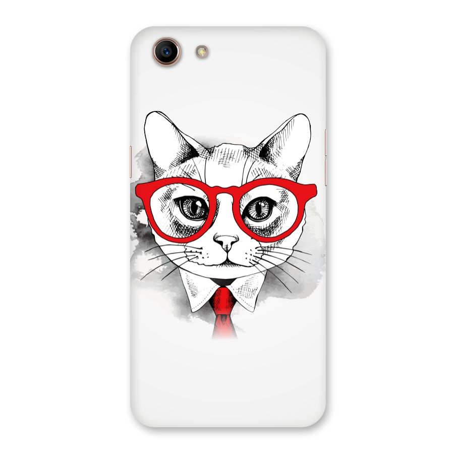 Business Cat Back Case for Oppo A83 (2018)