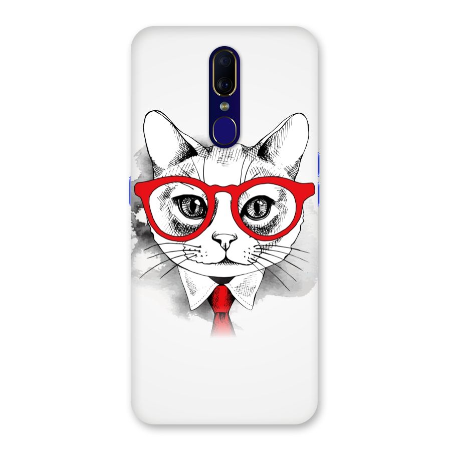 Business Cat Back Case for Oppo A9