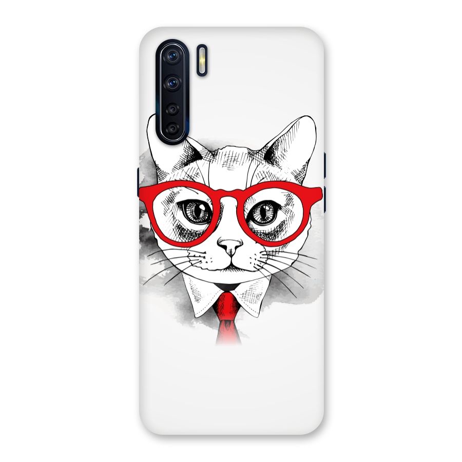 Business Cat Back Case for Oppo F15