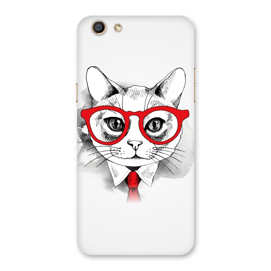 Business Cat Back Case for Oppo F3