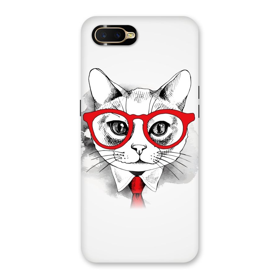 Business Cat Back Case for Oppo K1