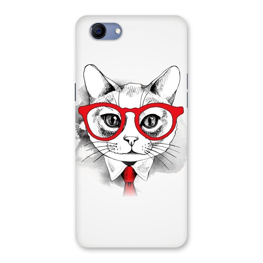 Business Cat Back Case for Oppo Realme 1