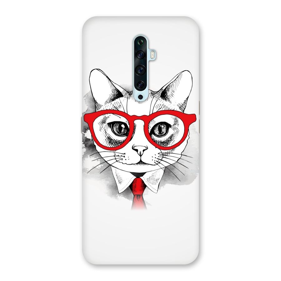Business Cat Back Case for Oppo Reno2 Z