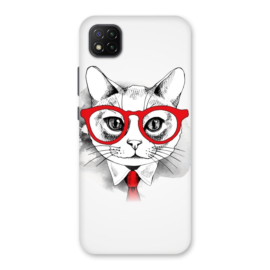 Business Cat Back Case for Poco C3