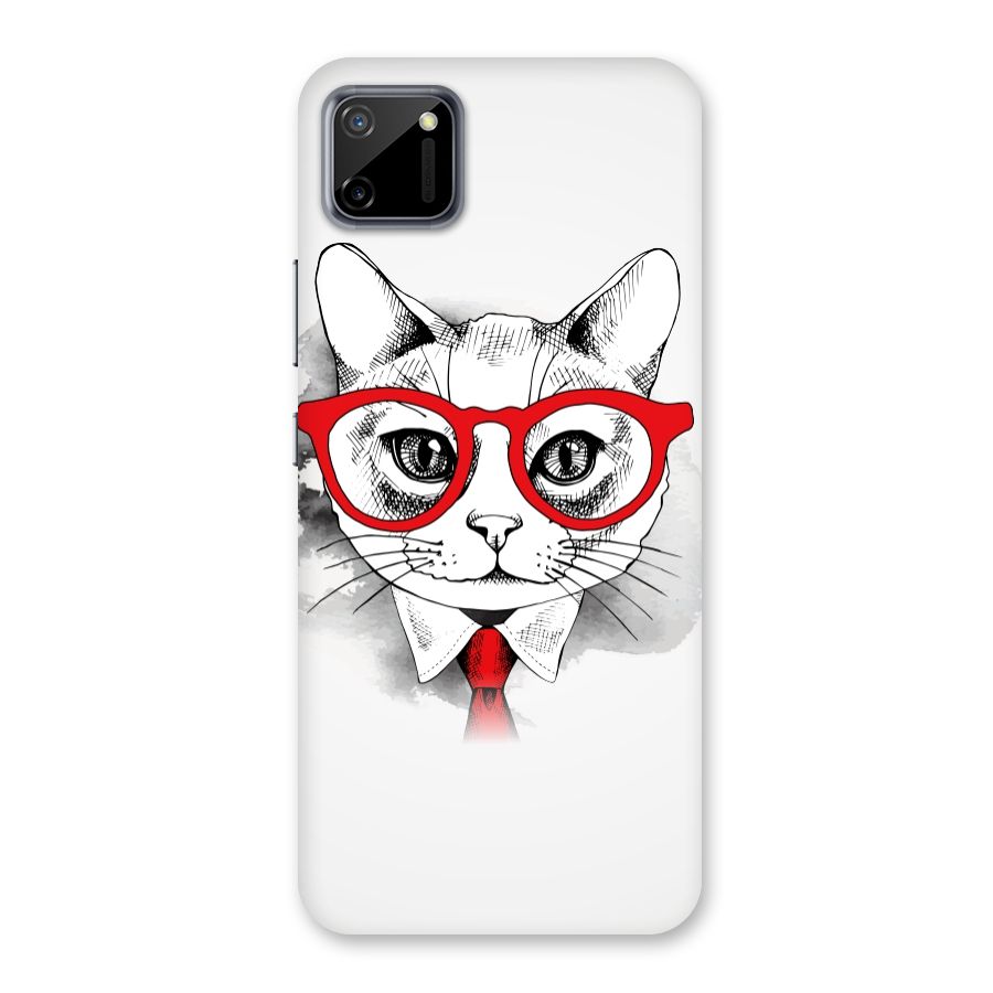 Business Cat Back Case for Realme C11