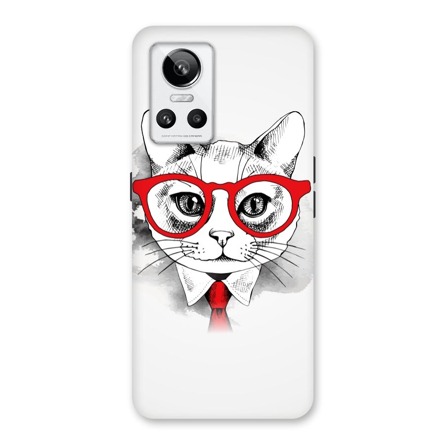 Business Cat Back Case for Realme GT Neo 3