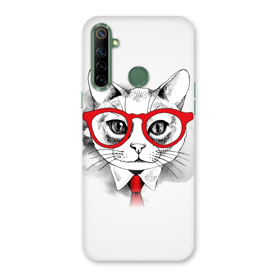Business Cat Back Case for Realme Narzo 10