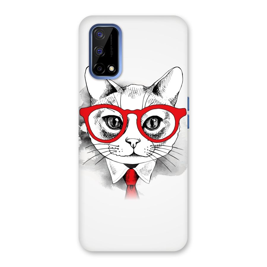 Business Cat Back Case for Realme Narzo 30 Pro