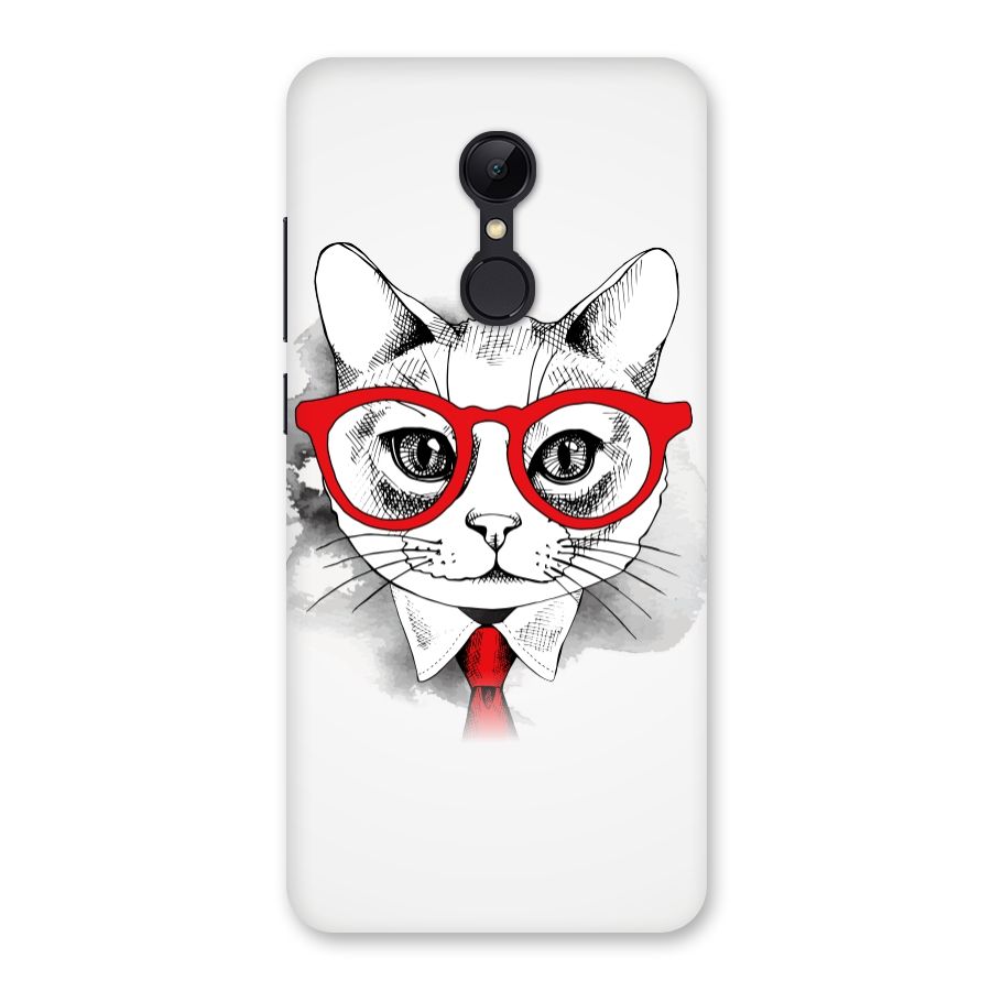 Business Cat Back Case for Redmi 5