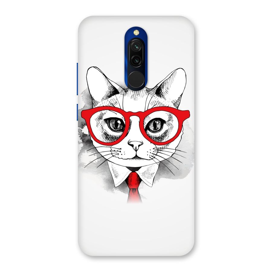Business Cat Back Case for Redmi 8