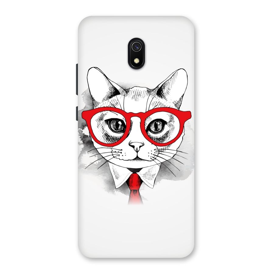 Business Cat Back Case for Redmi 8A