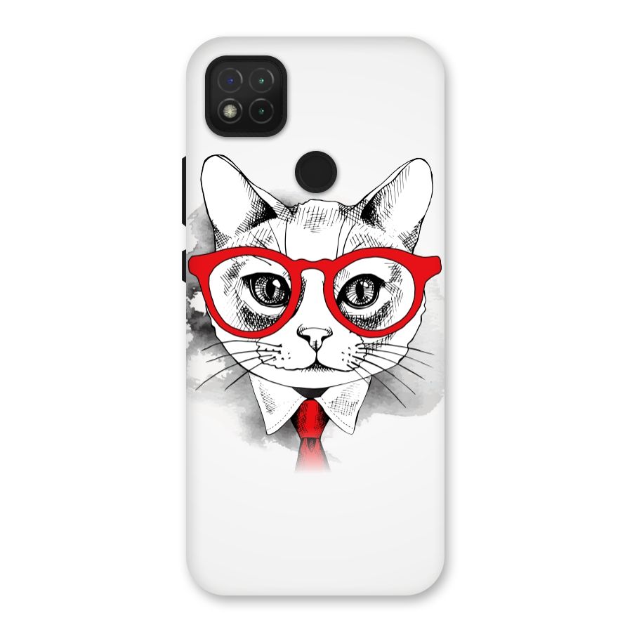 Business Cat Back Case for Redmi 9