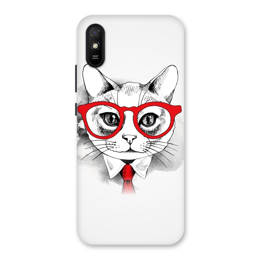 Business Cat Back Case for Redmi 9i