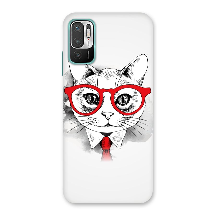 Business Cat Back Case for Redmi Note 10T 5G