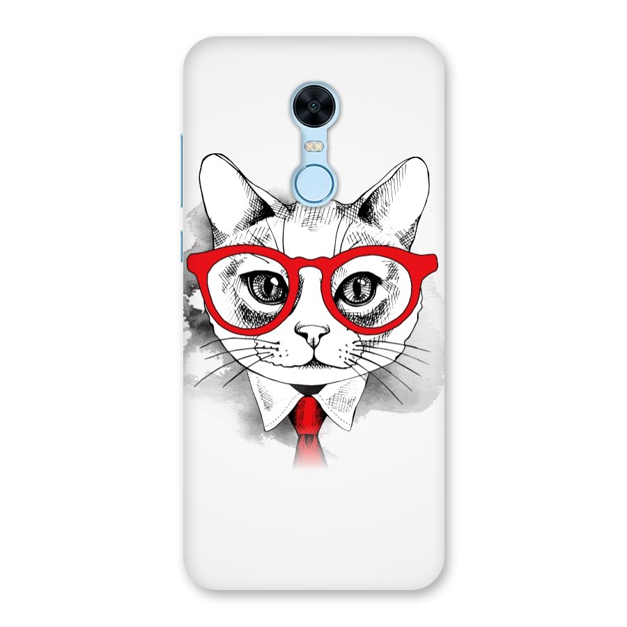 Business Cat Back Case for Redmi Note 5