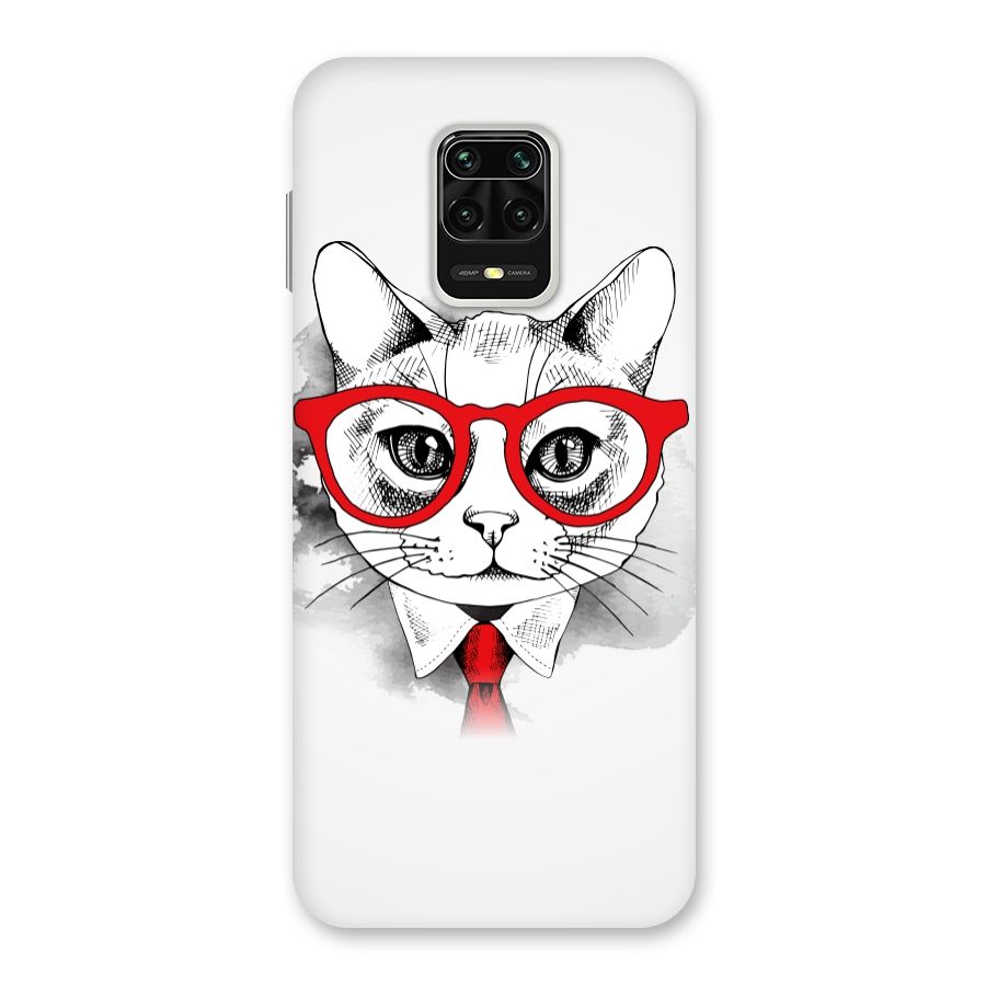 Business Cat Back Case for Redmi Note 9 Pro Max