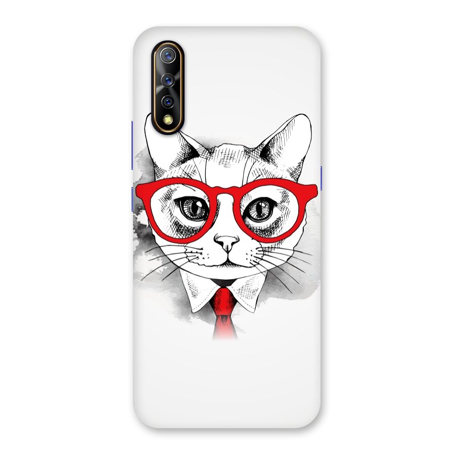 Business Cat Back Case for Vivo S1