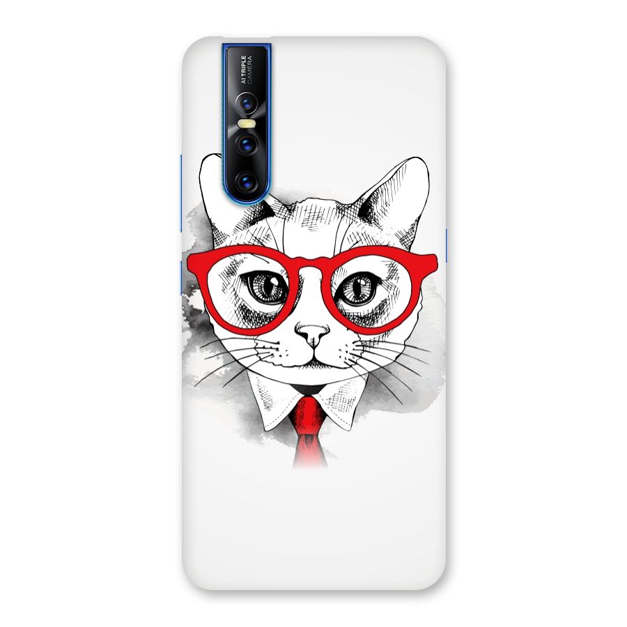 Business Cat Back Case for Vivo V15 Pro