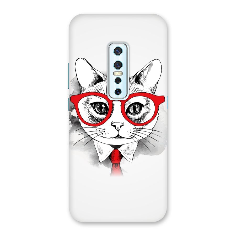 Business Cat Back Case for Vivo V17 Pro