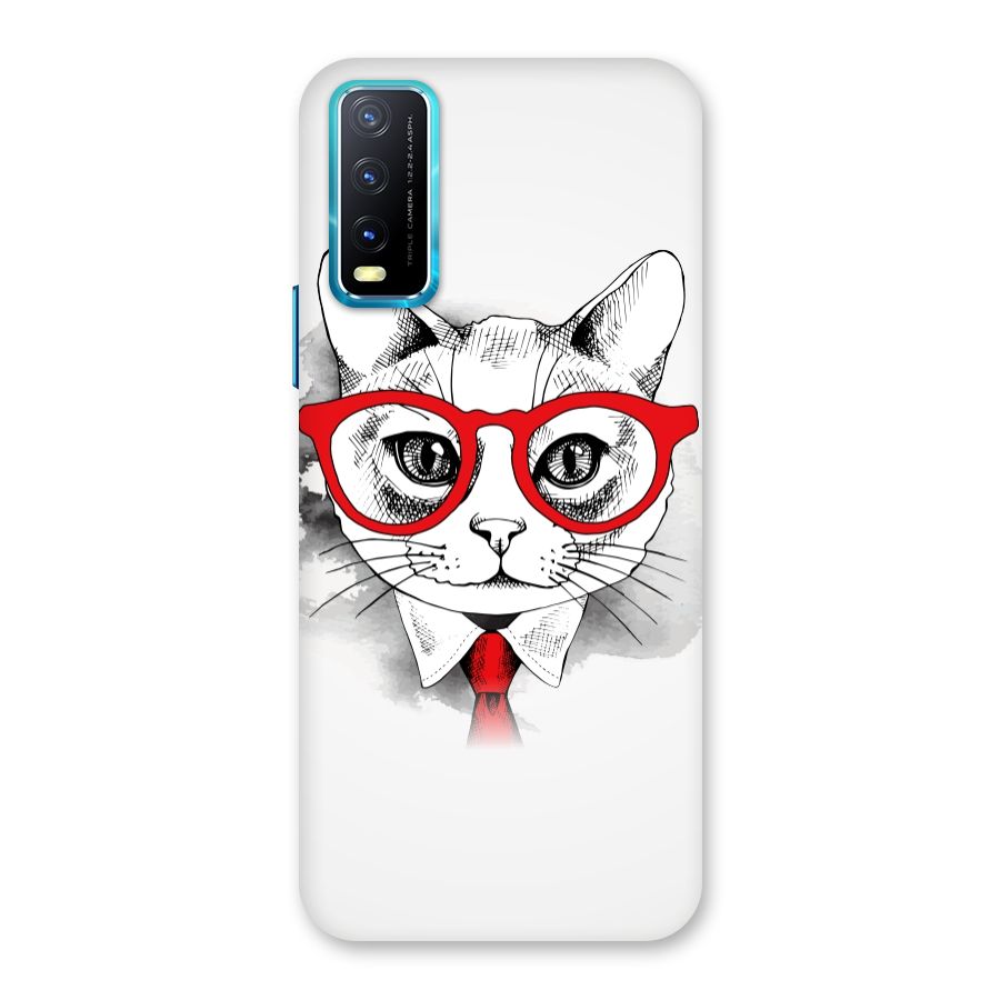 Business Cat Back Case for Vivo Y20